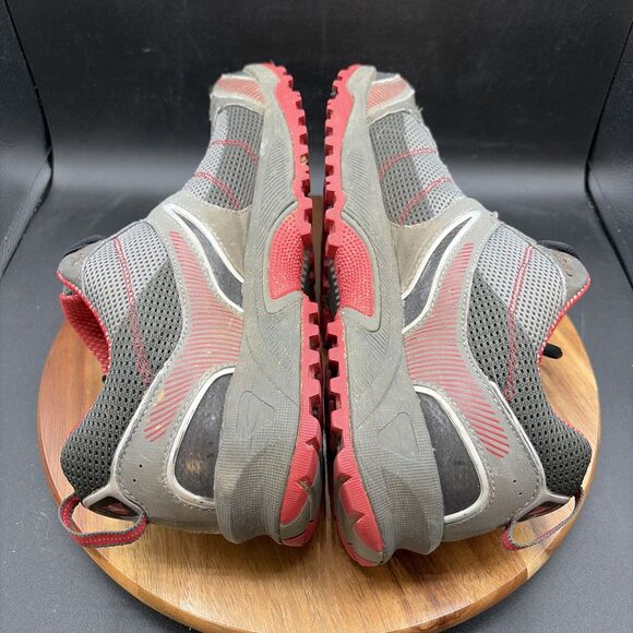 Vasque Mens Size 13 M Hiking Shoes Trail Running Sneakers Red Gray Lace Up